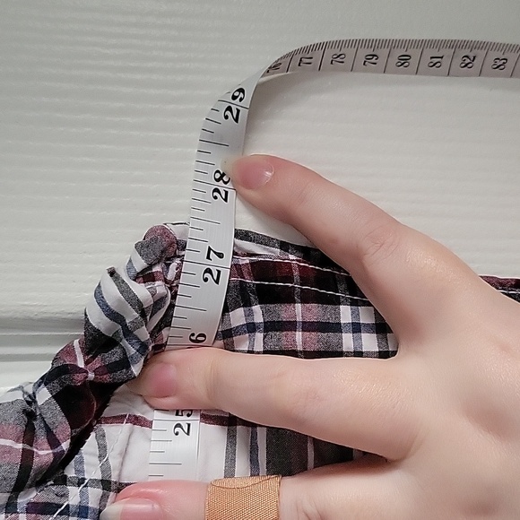 Mens Plaid Print Button Up Top - Picture 10 of 12